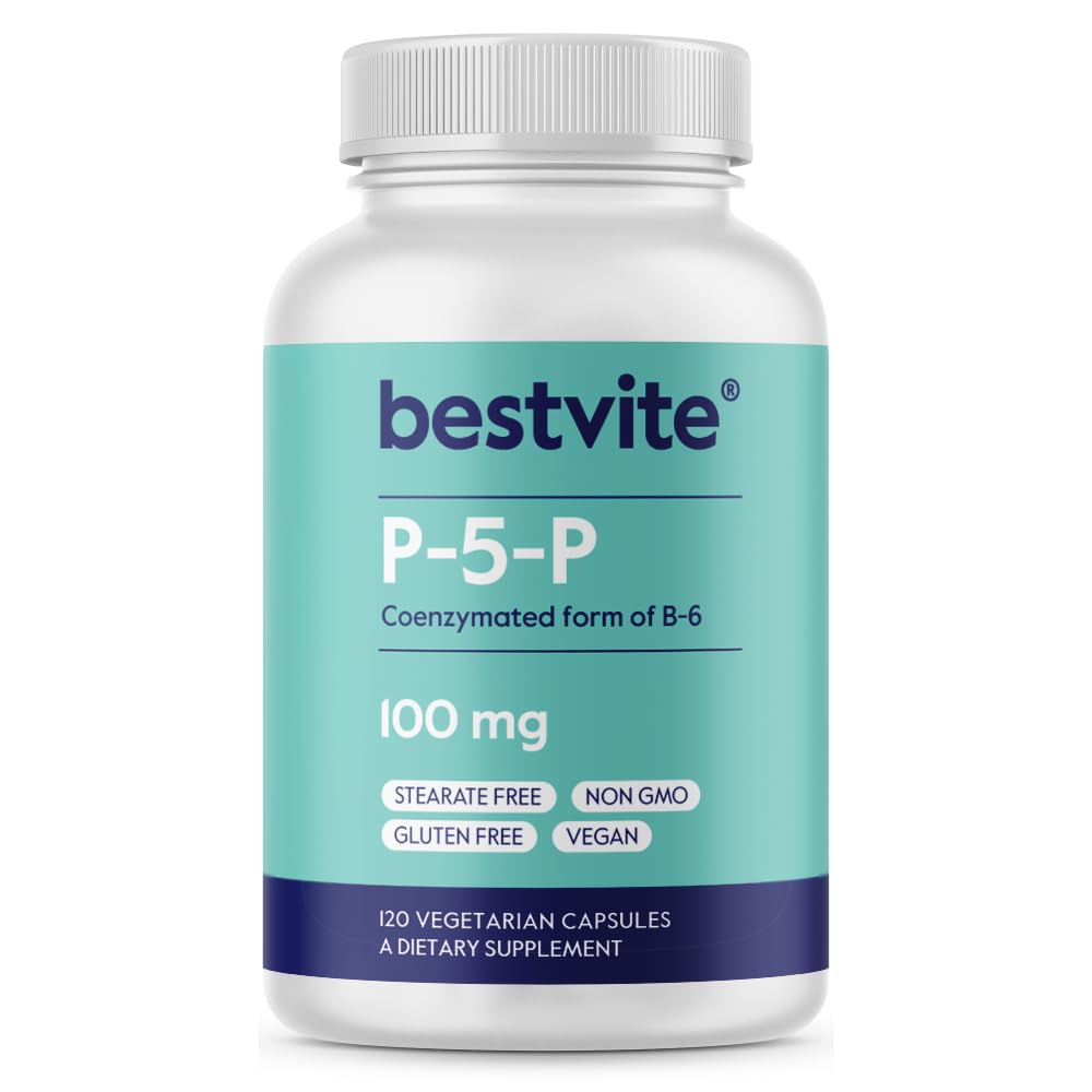 BESTVITE P-5-P 100mg capsules front view