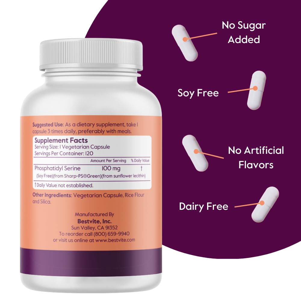 BESTVITE Phosphatidylserine 100mg packaging