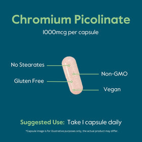 BESTVITE Picolinate de Chrome 240 gélules végétales