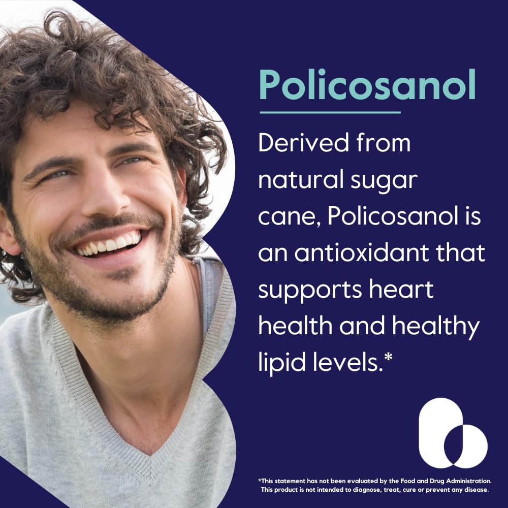 BESTVITE Policosanol 25mg capsules ouvertes sur une main
