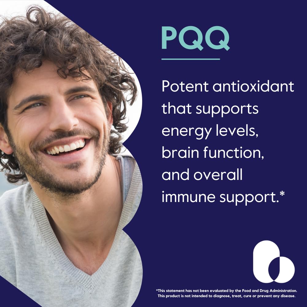 BESTVITE PQQ 40mg capsules végétales à l'intérieur de la boîte