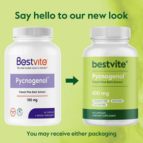 BESTVITE Pycnogenol 100mg ingrédients listés