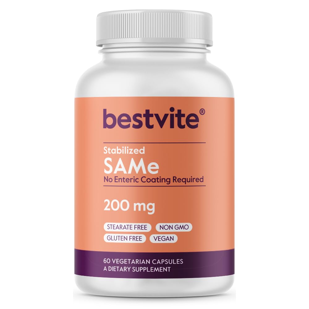 BESTVITE SAM-e 200mg Capsule Végétarienne Vue de Face
