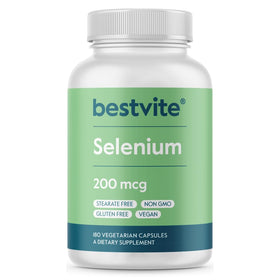 BESTVITE Sélénium 200 mcg gélules végétariennes, vue de face