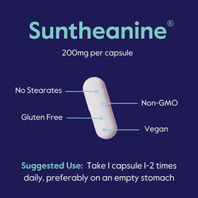 BESTVITE Suntheanine L-Theanine 200mg, détail des capsules