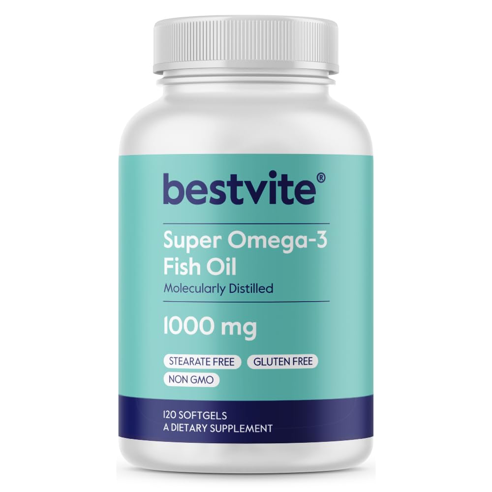 BESTVITE Super Omega-3 1000mg boîte vue de face