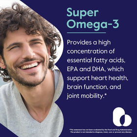 BESTVITE Super Omega-3 1000mg étiquette détaillée