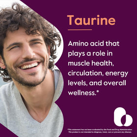 BESTVITE Taurine 1000mg emballage et informations nutritionnelles