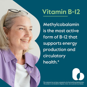 BESTVITE Vitamine B12 5000mcg capsules végétales arrière