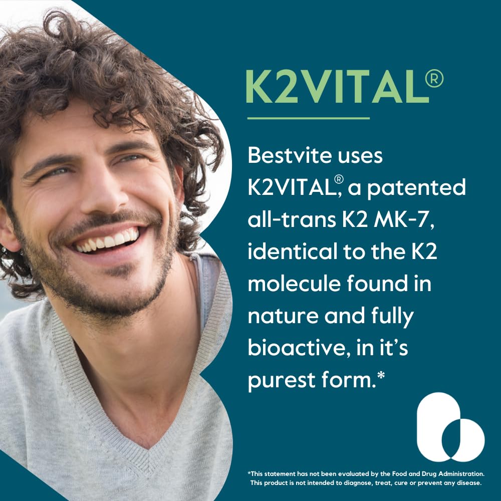BESTVITE Vitamine K2 100mcg MK-7 gélules végétales