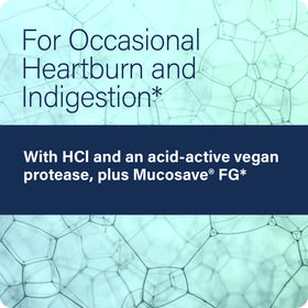 Betaine HCl+ Enzyme Science flacon ouvert avec capsules