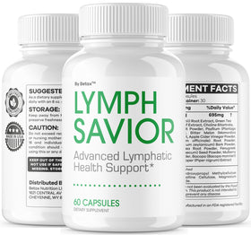 BetaX Lymph Savior 120 capsules sur une table en bois