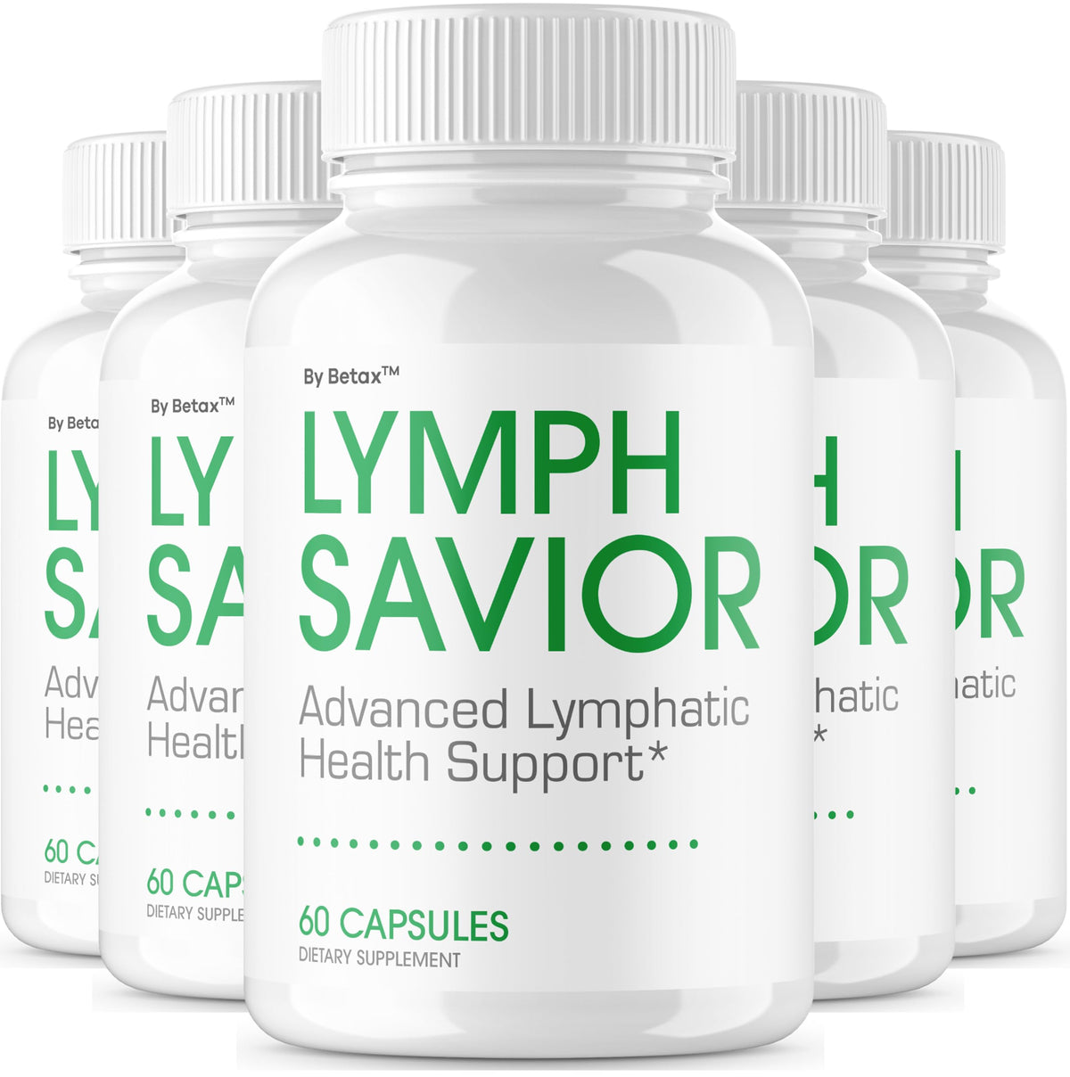 BetaX Lymph Savior 300 capsules, vue de face du flacon