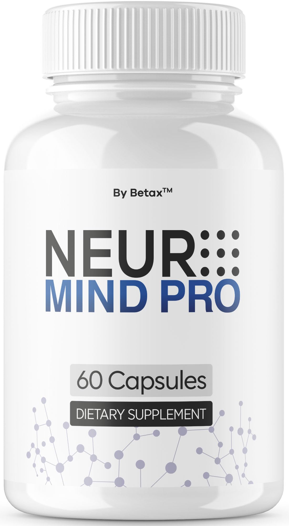BetaX NeuroMind Pro Capsules 60 avant avec étiquette