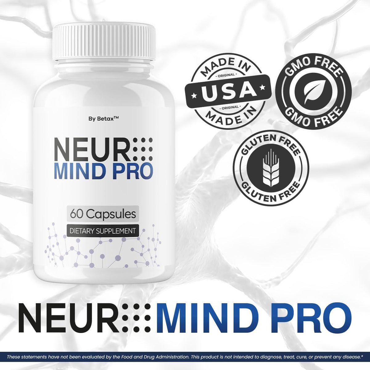 BetaX NeuroMind Pro - capsules dans un bol