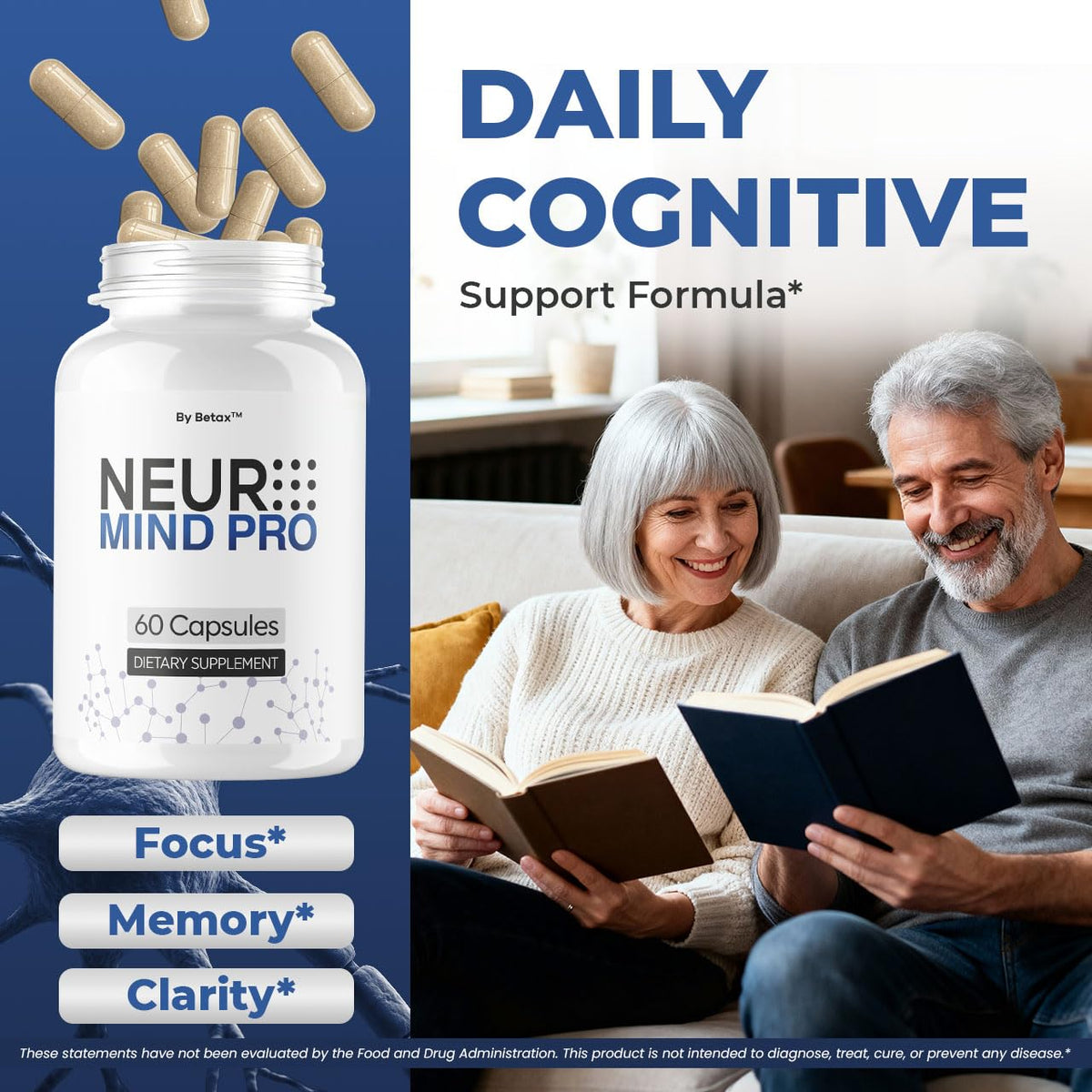 BetaX NeuroMind Pro emballage avec informations sur le produit