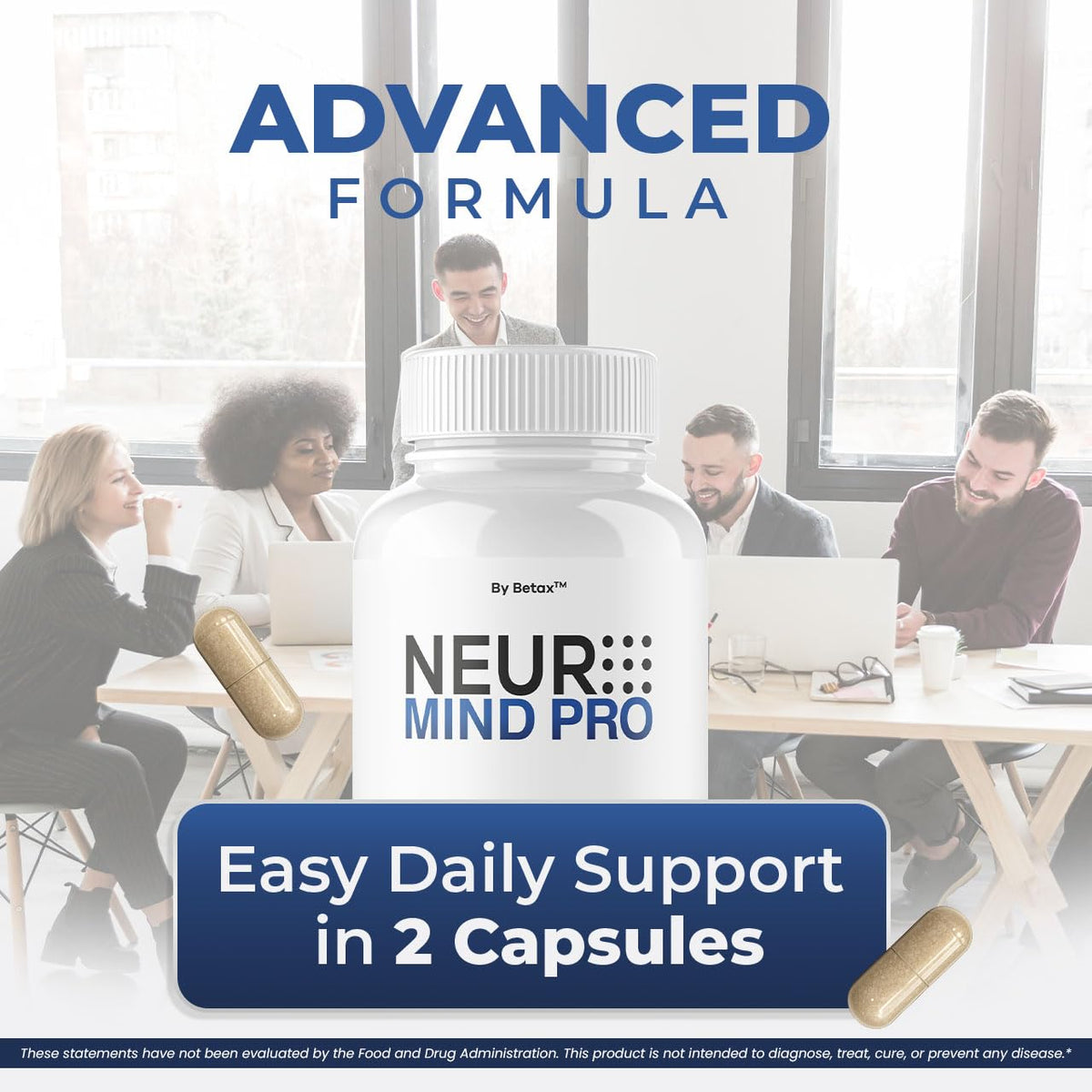 BetaX NeuroMind Pro gélules avec étiquette bien visible