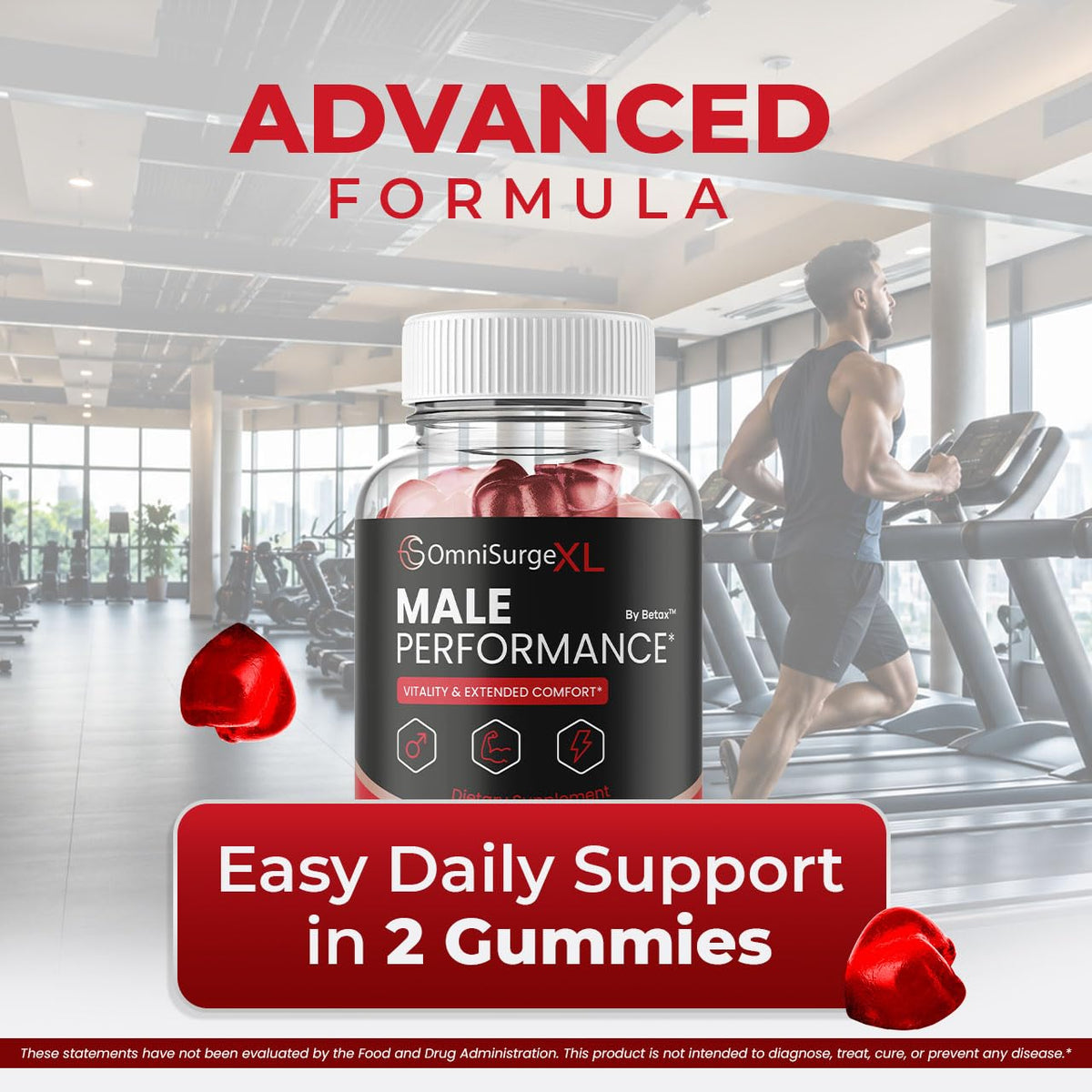 BetaX OmniSurge XL Gummies avec ingrédients naturels