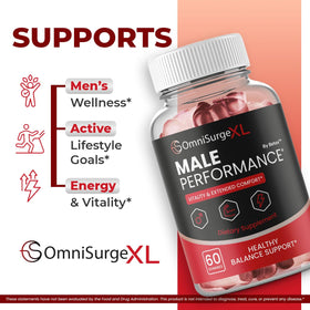 BetaX OmniSurge XL Gummies présentation sur une table