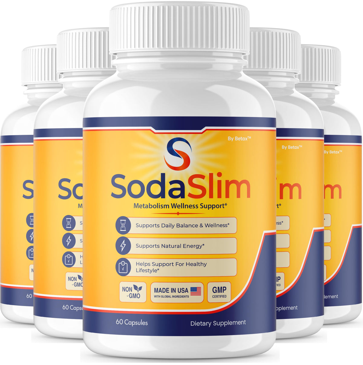 BetaX SodaSlim Capsules 300 front view