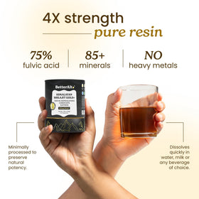Better Alt Shilajit Gold + Cordyceps 600mg capsules