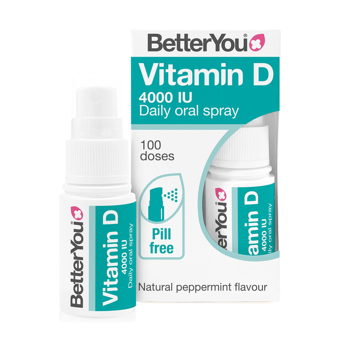 BetterYou DLux4000 Spray Vitamine D3 4000UI avant en vue