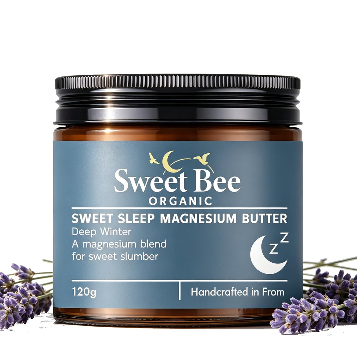 Beurre de magnésium Sweet Bee Organic 150g, vue de face