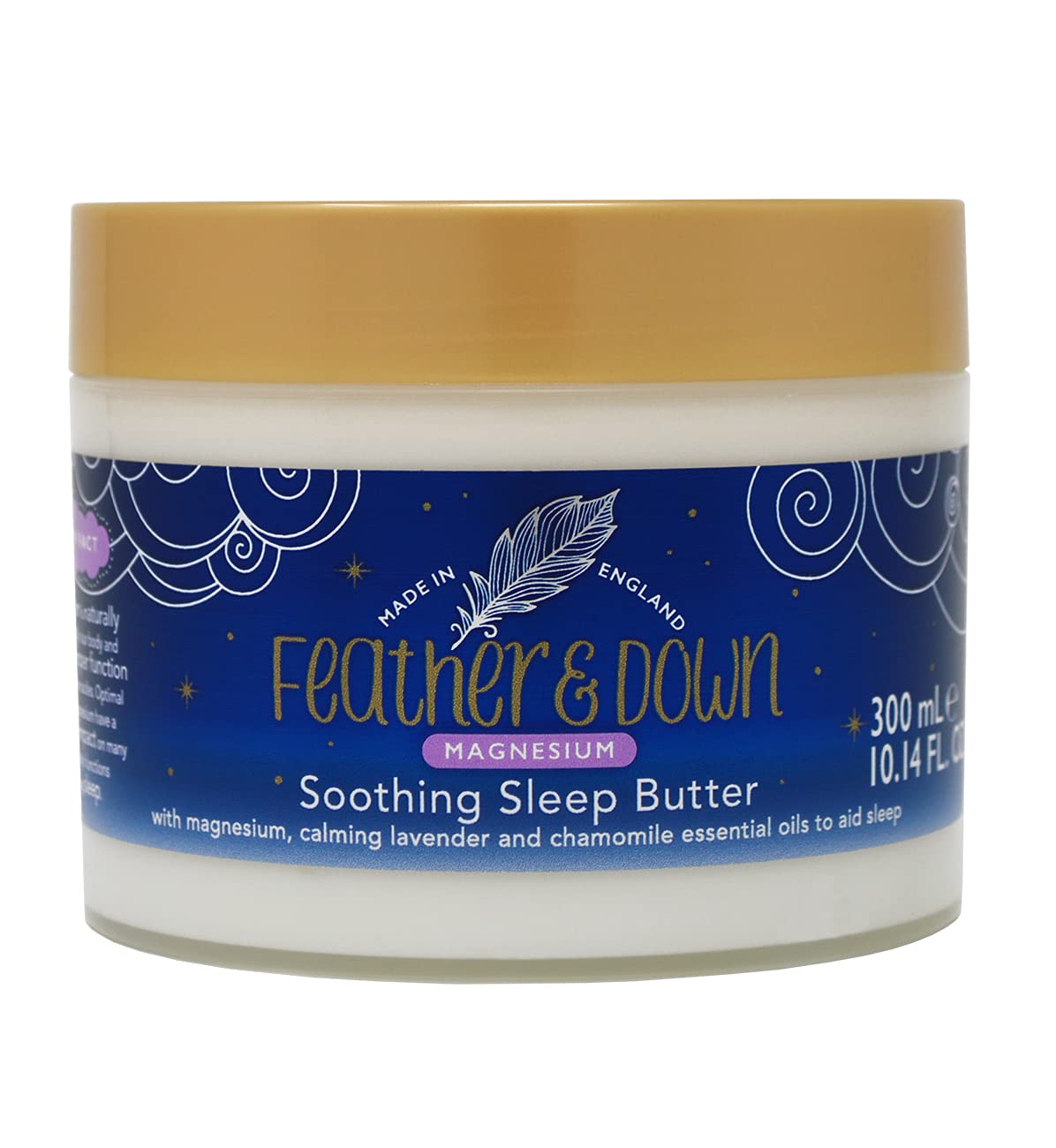 Beurre de sommeil au magnésium Feather & Down 300ml vue avant