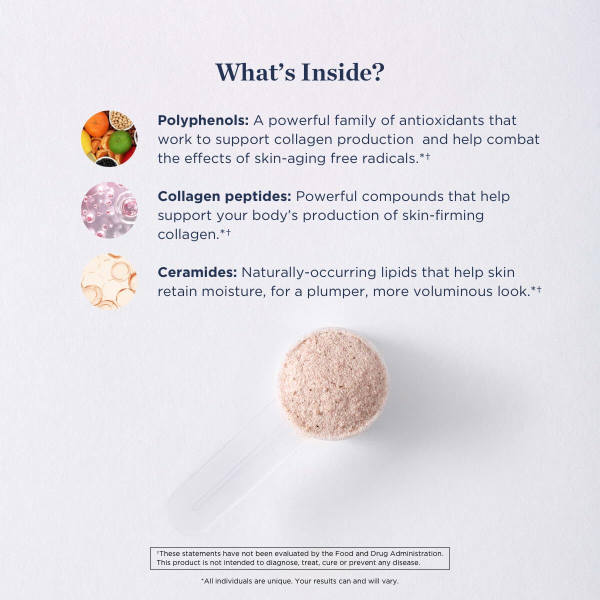 Beverly Hills MD Plump + Firm Collagen support 222g en poudre dans un verre