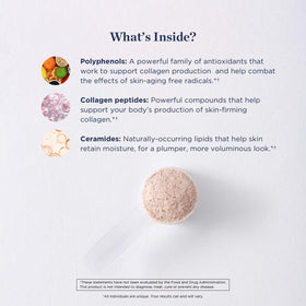 Beverly Hills MD Plump + Firm Collagen support 222g en poudre dans un verre