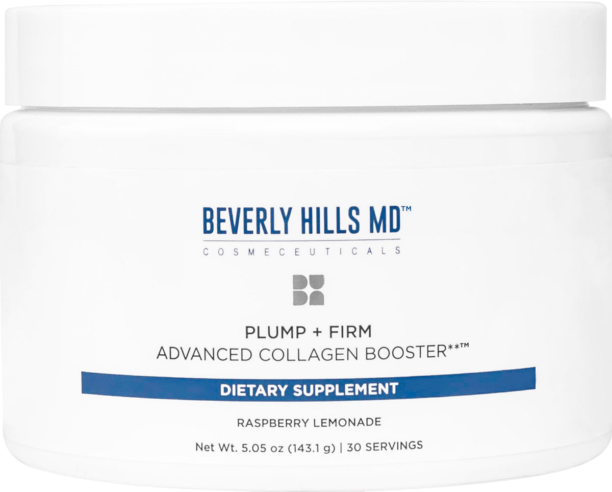 Beverly Hills MD Plump + Firm Collagen support 222g Framboise Citron vue avant
