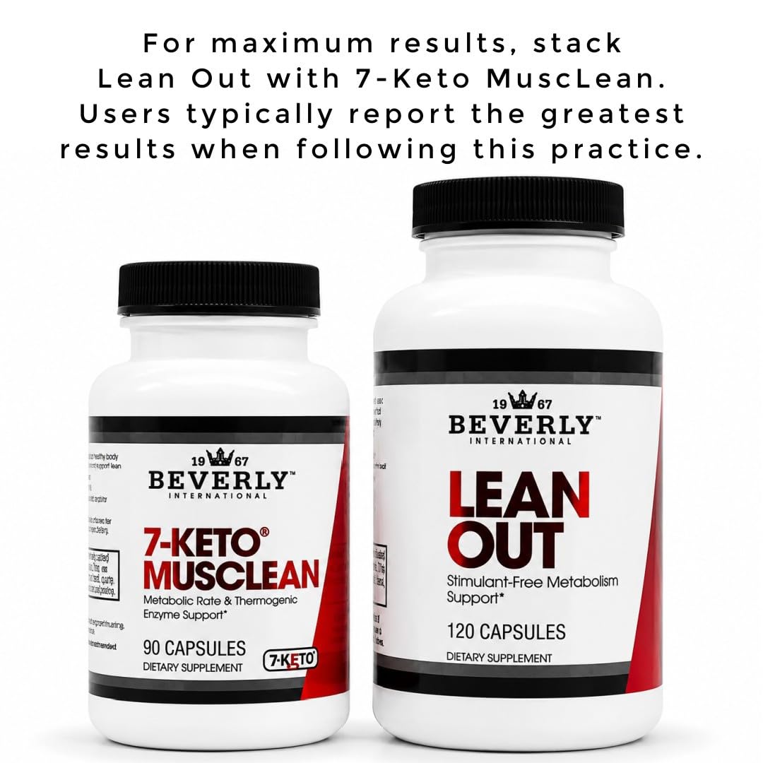 Beverly International 7-Keto Musclean 90 capsules sur une table