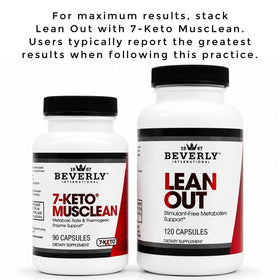 Beverly International 7-Keto Musclean 90 capsules sur une table