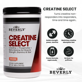 Beverly International Creatine Select en poudre d'orange