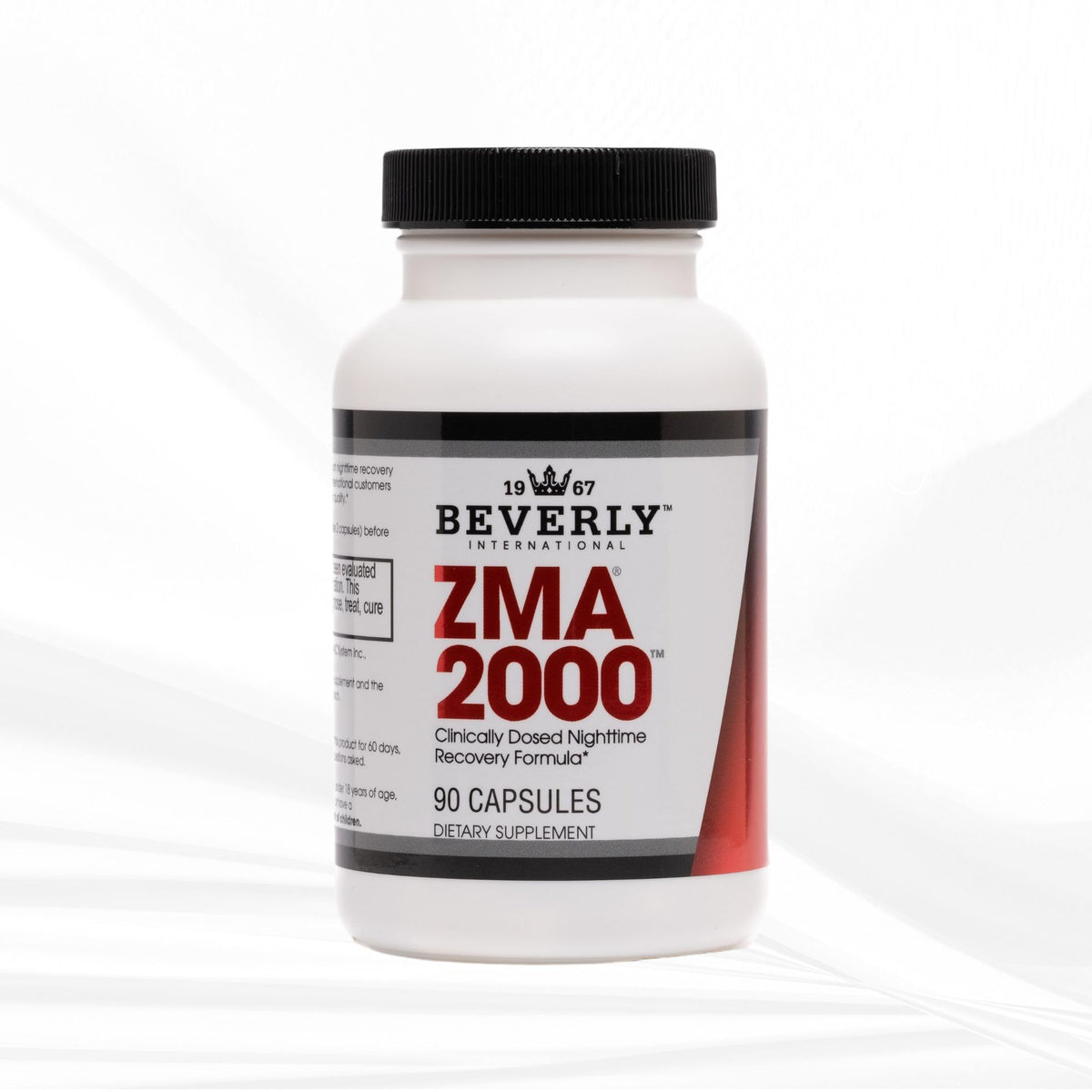 Beverly International ZMA 2000 capsules ouvertes pour montrer la taille