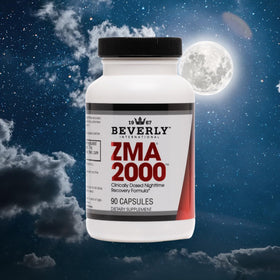 Beverly International ZMA 2000 capsules sur un fond naturel