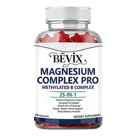 BEVIX Gummies Complex Magnésium 222g devant avec packaging