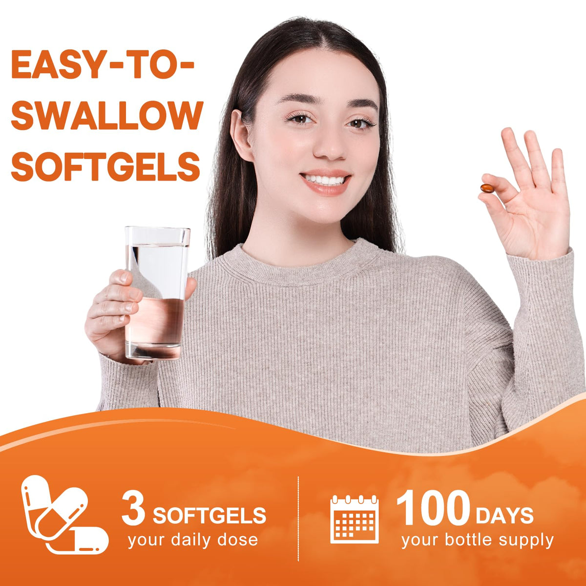 BEWORD Huile de Graines de Citrouille 3000mg étiquette détaillée