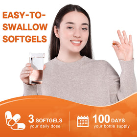 BEWORD Huile de Graines de Citrouille 3000mg étiquette détaillée
