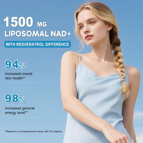 BEWORD Liposomal NAD+ 2000 mg capsules ouvertes montrant leur taille
