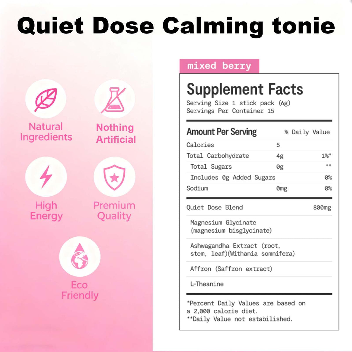 Bexelora Quiet Dose Poudre de Magnésium présentation sur table