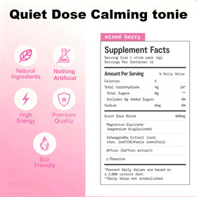 Bexelora Quiet Dose Poudre de Magnésium présentation sur table