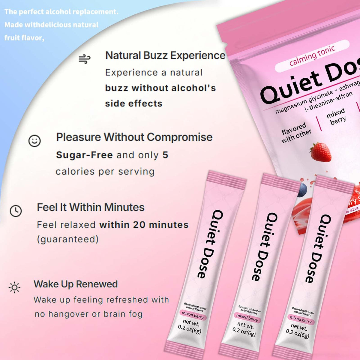 Bexelora Quiet Dose Poudre de Magnésium sachets individuels
