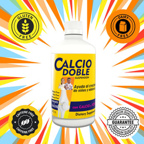 Beyodexa B Calcio Doble sur une table avec des fruits
