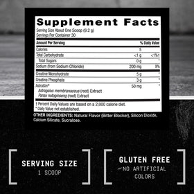 BEYOND RAW Créatine Monohydrate 340g avec un verre d'eau