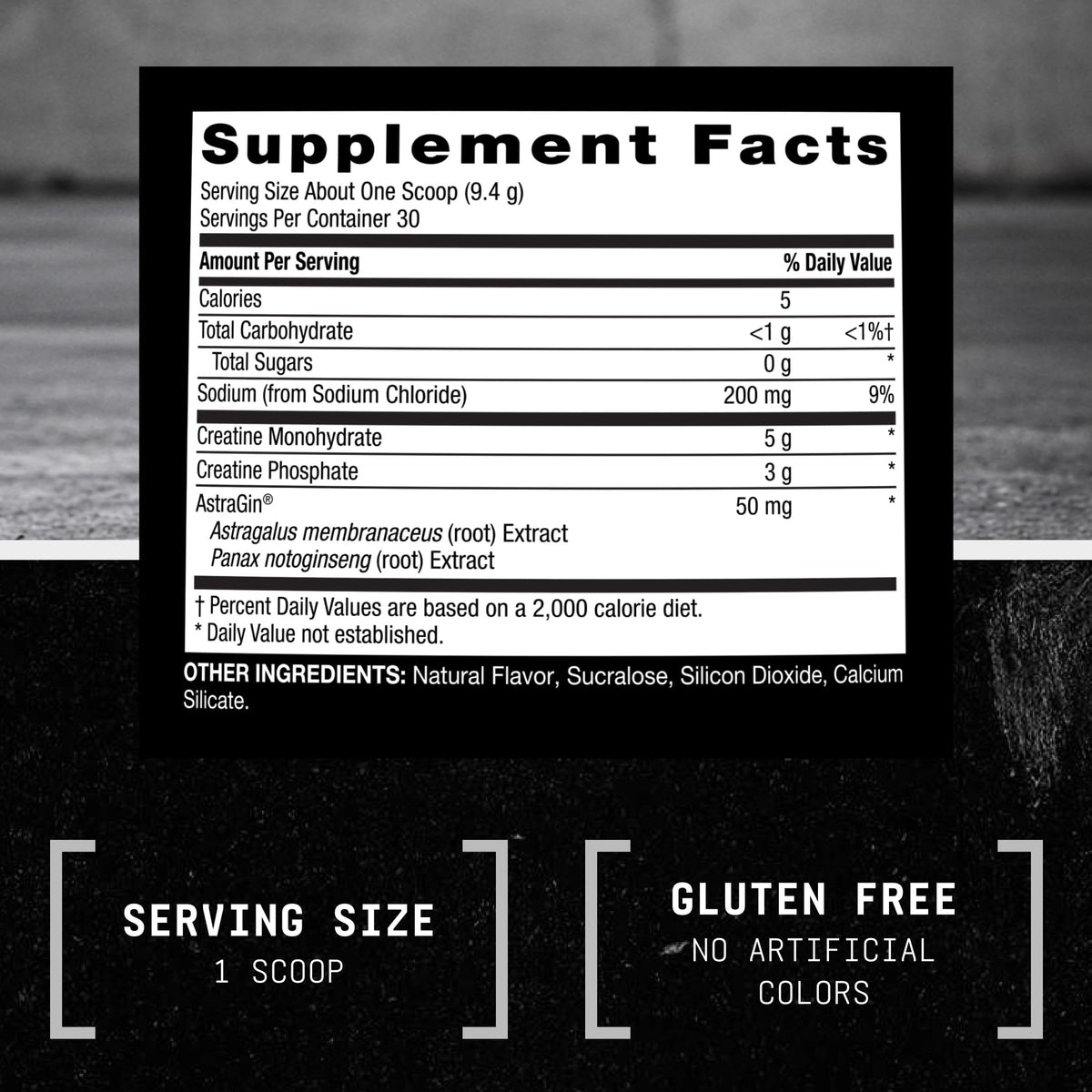 BEYOND RAW Créatine Monohydrate 363g Framboise Bleue emballage