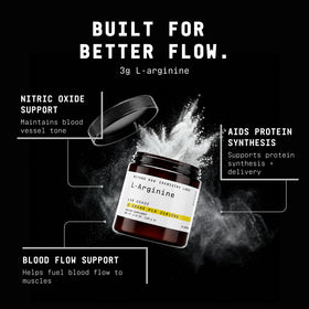 BEYOND RAW Poudre L-Arginine 168g dans un shaker avec boisson