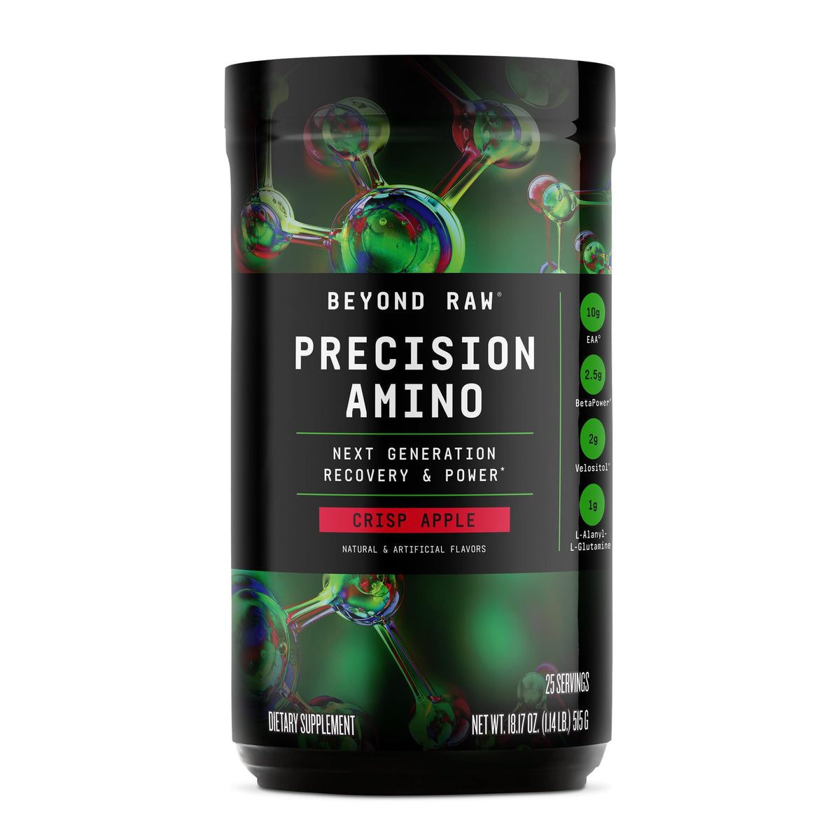 BEYOND RAW Precision Amino 10g BCAA emballage vue de face