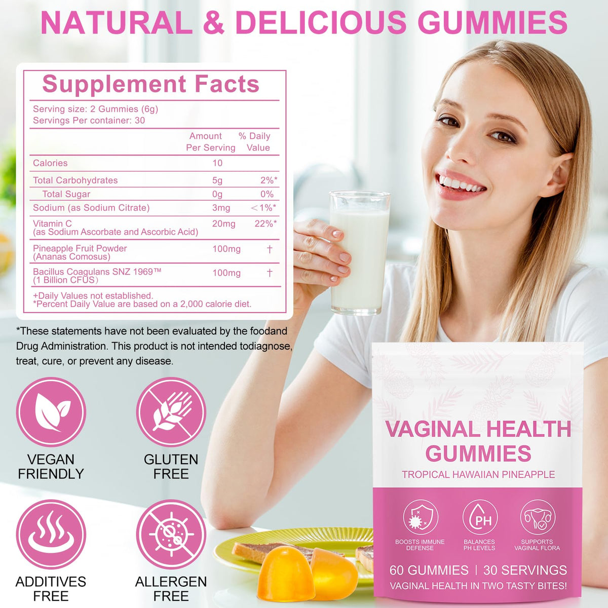 Beyxdu Gummies Équilibre Féminin, gummies en forme de cœur