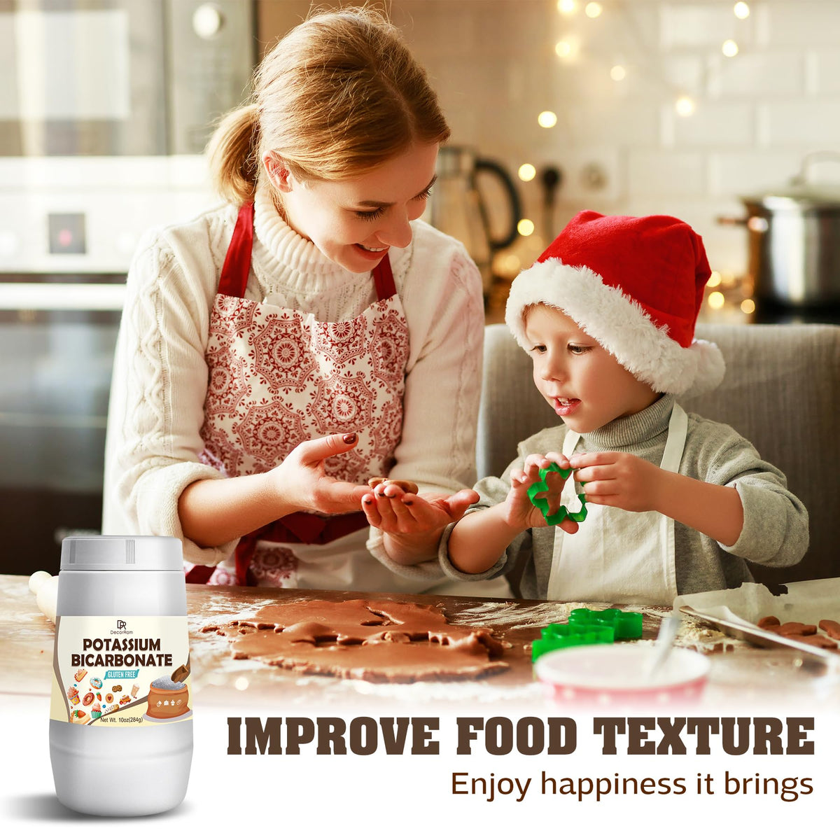 Bicarbonate de potassium 10oz avec une cuillère doseuse